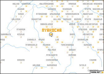 map of Nyakocha