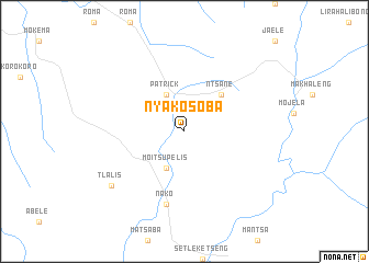 map of Nyakosoba