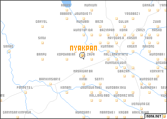 map of Nyakpan