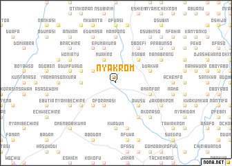 map of Nyakrom