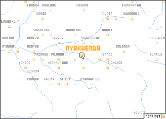 map of Nyakwenda