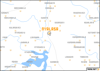 map of Nyalasa