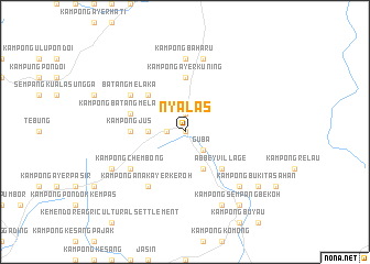 map of Nyalas