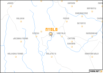 map of Nyala