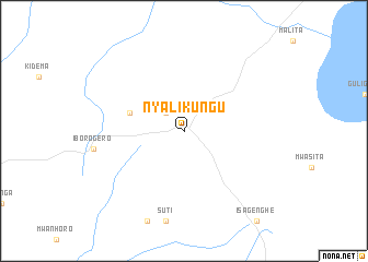 map of Nyalikungu