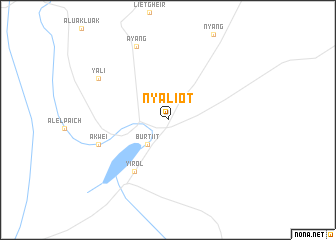 map of Nyaliot