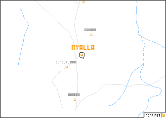 map of Nyalla