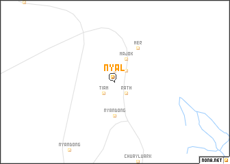 map of Nyal