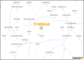 map of Nyamadjo