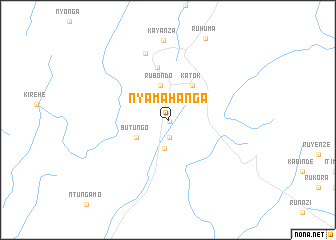 map of Nyamahanga