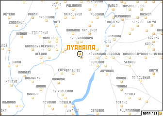 map of Nyamaina