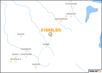 map of Nyamalani