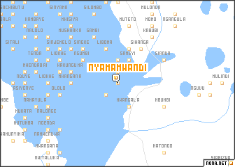 map of Nyamamwandi