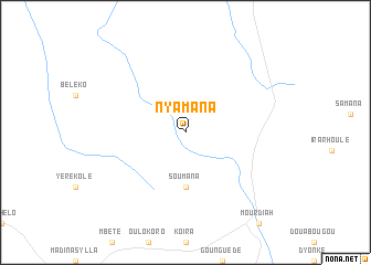 map of Nyamana