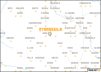 map of Nyamassila