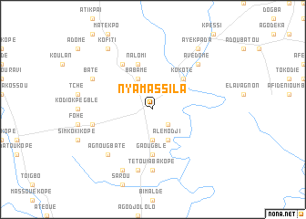 map of Nyamassila