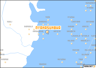 map of Nyamasumbwa