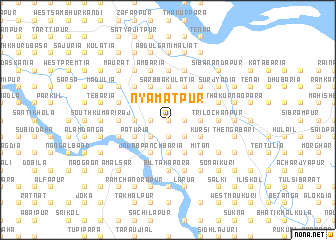 map of Nyāmatpur