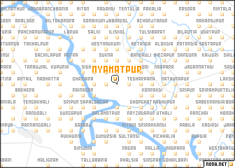 map of Nyāmatpur