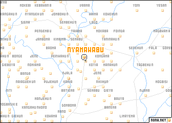 map of Nyamawabu