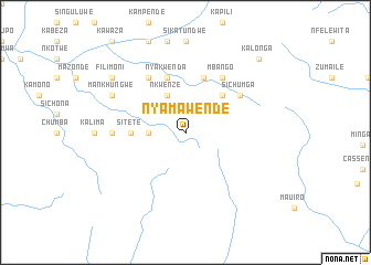 map of Nyamawende