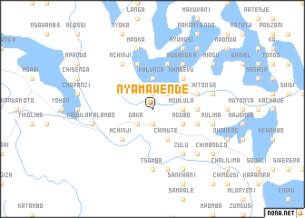 map of Nyamawende