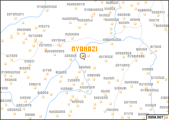 map of Nyamazi