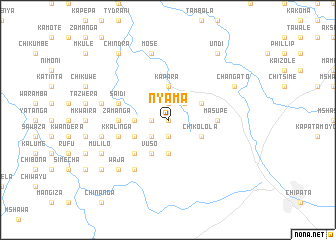 map of Nyama