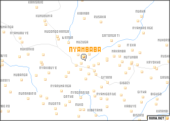 map of Nyambaba
