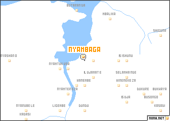 map of Nyambaga