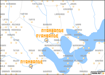 map of Nyambande