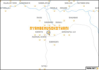 map of Nyambe Musokotwani