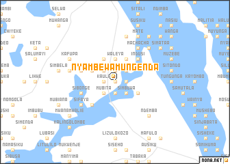 map of Nyambe Wa Mungenda