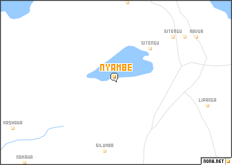 map of Nyambe