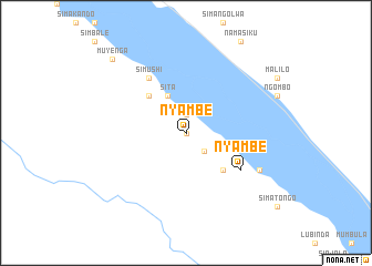 map of Nyambe