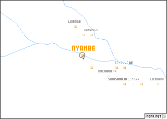 map of Nyambe