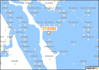 map of Nyambe