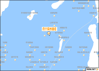 map of Nyambe