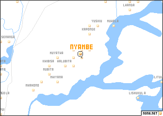 map of Nyambe