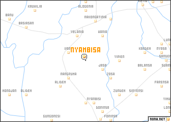 map of Nyambisa