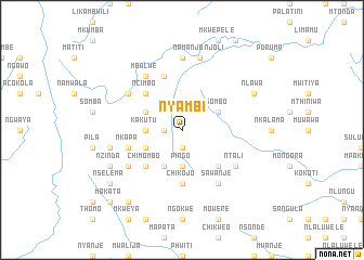 map of Nyambi