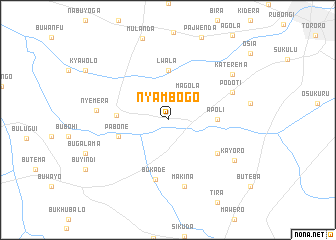 map of Nyambogo