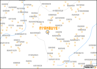 map of Nyambuye
