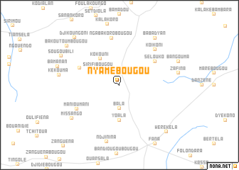 map of Nyamébougou