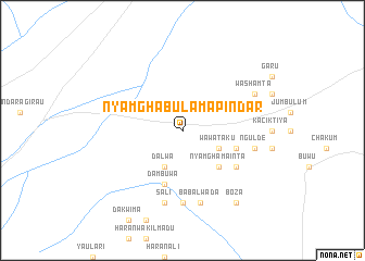 map of Nyamgha Bulama Pindar