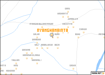 map of Nyamgha Mainta