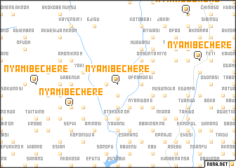 map of Nyamibechere