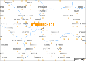 map of Nyamibechere