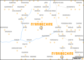 map of Nyamibechire