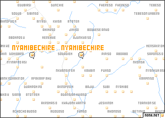 map of Nyamibechire